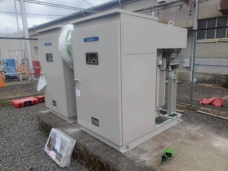 大阪府の加工事業所様／電気設備改修に伴う 高圧進相コンデンサ設備 更新工事